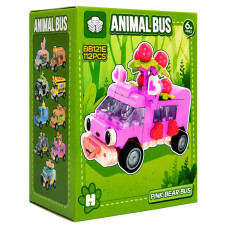 Детский конструктор Pink Bear Bus  BB121E-H серии 