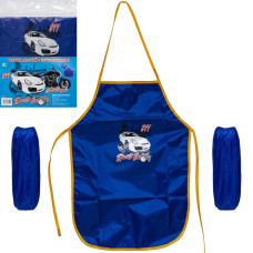 Фартук детский с нарукавниками для мальчиков CR5520(Dark-Blue) 54х37 см (80433) Фартук детский с нарукавниками для мальчиков CR5520(Dark-Blue) 54х37 см (80433)