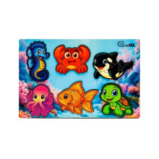 Деревянный пазл-вкладыш 