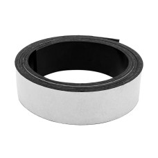 Магнитный винил с клеевым слоем 25-15-1 рулон 20х1,5 мм, 1 метр