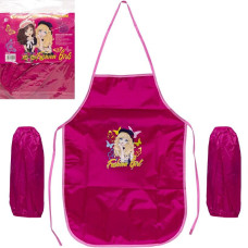 Фартук детский с нарукавниками для девочек CR5530(Pink) 54х37 см (91392) Фартук детский с нарукавниками для девочек CR5530(Pink) 54х37 см (91392)