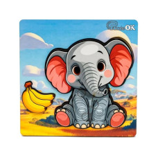 Деревянный пазл-вкладыш 