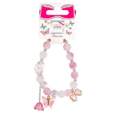 Детские браслеты Fashion T24784 розовый, с тремя подвесками